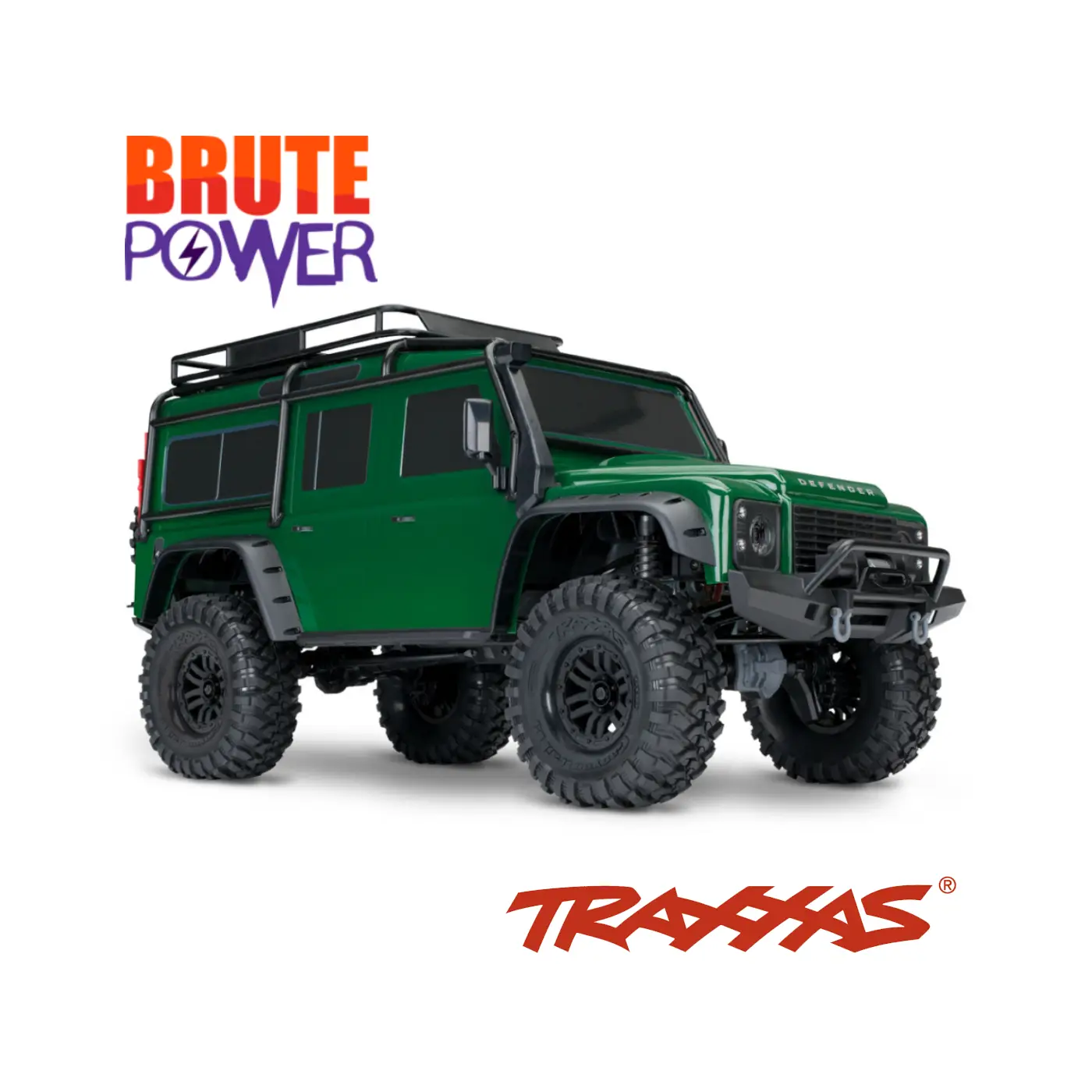 TRAXXAS TRX4 Landrover Defender clipless - Brutepower