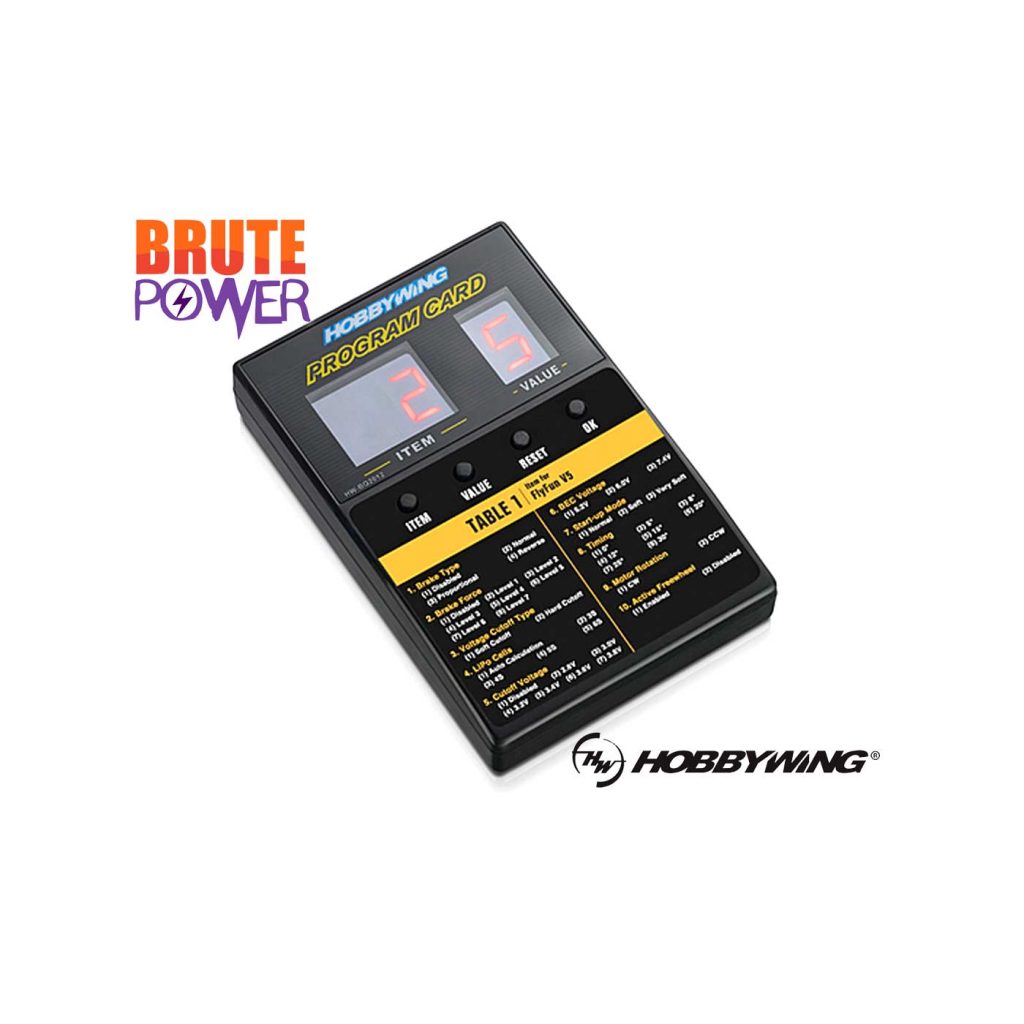 Tarjeta Programadora Led Hobbywing Brutepower