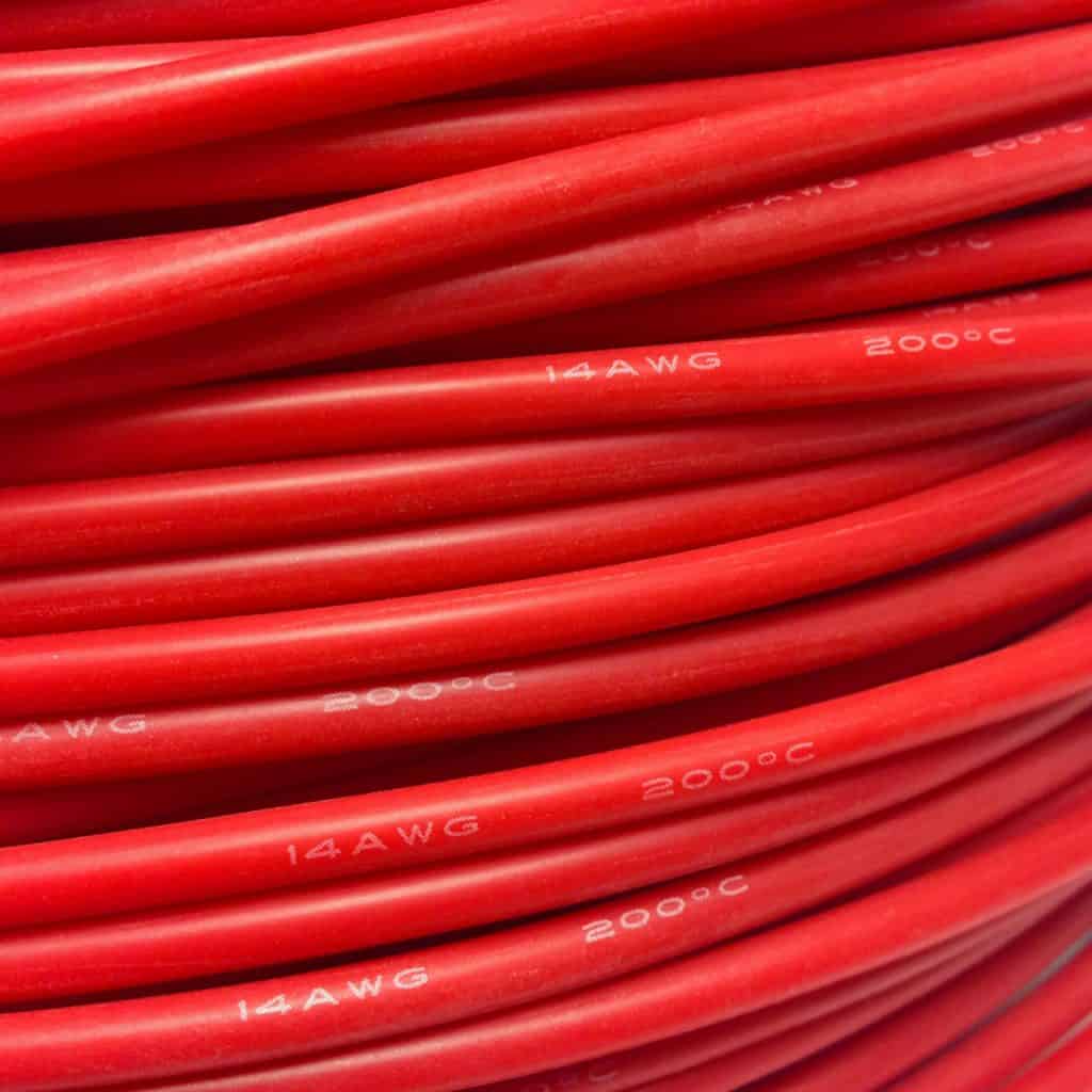 Cable de Silicona 10121416 AWG Negro 1 metro Brutepower