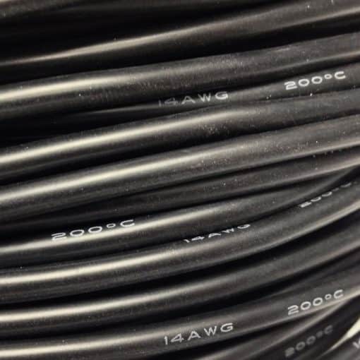 Cable Silicona negro