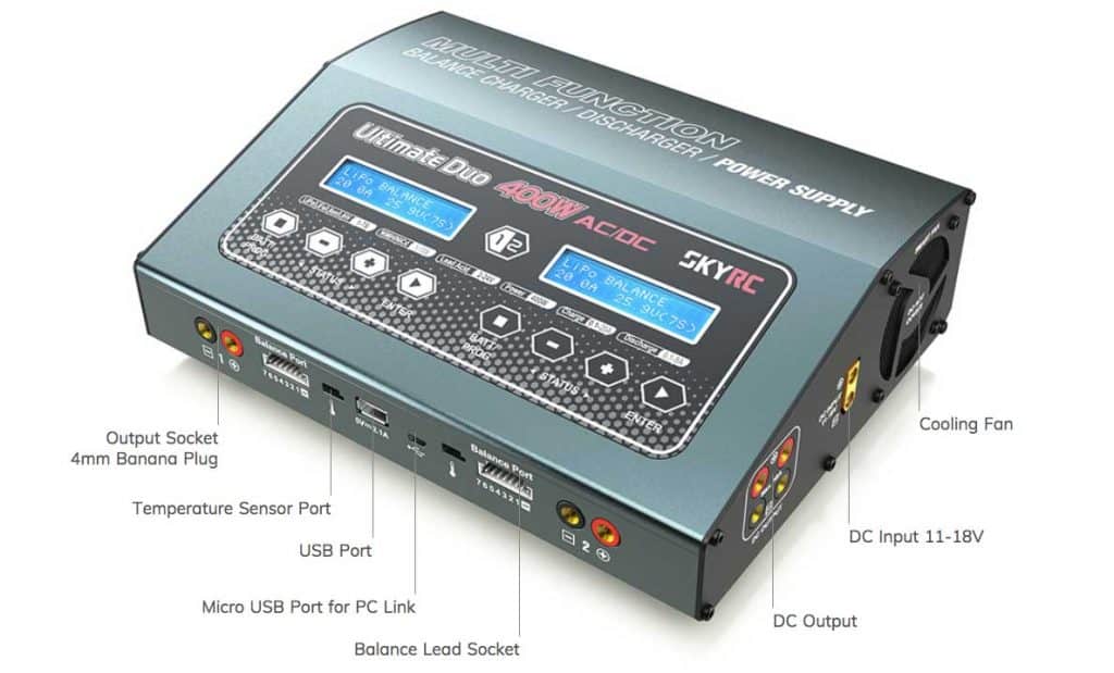 Cargador Skyrc d400
