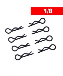 clips carroceria 1/8 negros