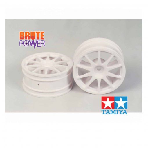 llanta blanca de 10 radios Tamiya