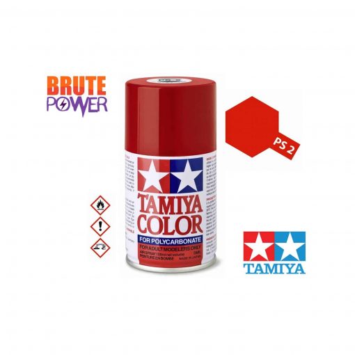 Pintura Spray Tamiya PS-2 rojo