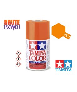 Pintura Spray Tamiya PS-7 naranja