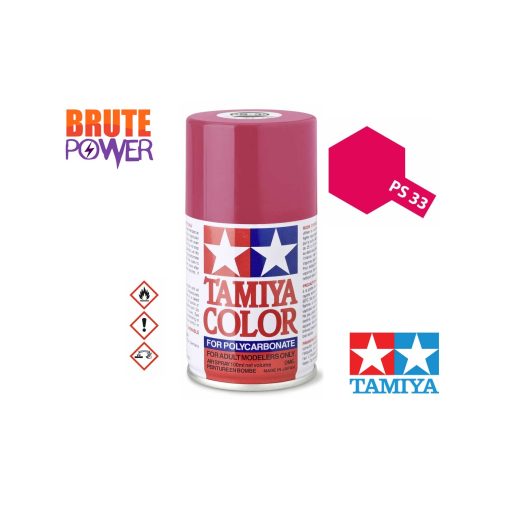 Pintura Spray Tamiya PS-33 rojo cereza