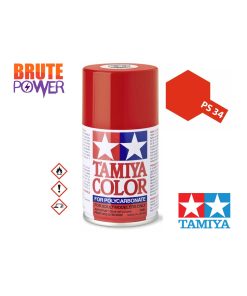 Pintura Spray Tamiya PS-34 rojo brillante