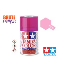 Pintura Spray Tamiya PS-40 rosa traslucido