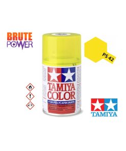 Pintura Spray Tamiya PS-42 amarillo traslucido