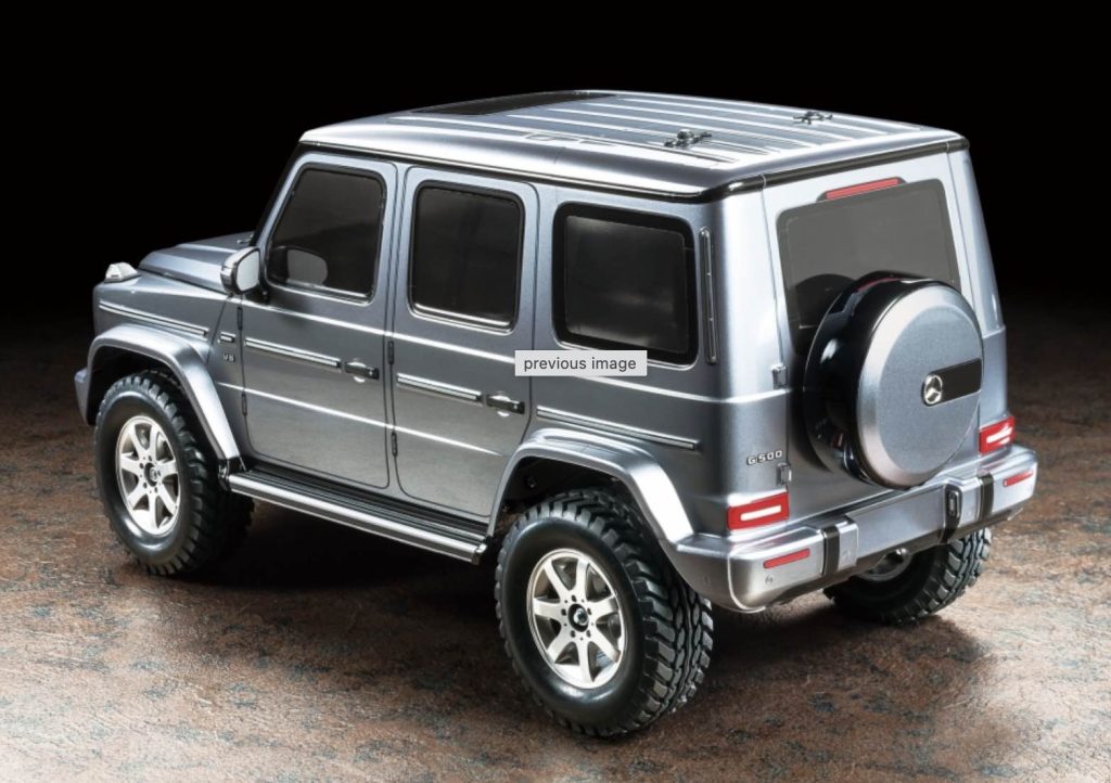 GPM Aluminium Battery Upper Mount Für Tamiya Mercedes-Benz G500 CC-02 (#58675) – 1-teiliges Tuning-Set, Silber