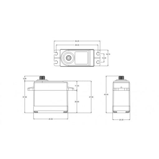 SERVO SRT DL3017 LV DIGITAL 17KG - Imagen 4