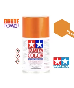 Pintura Spray Tamiya PS-61 naranja metalizado 86061