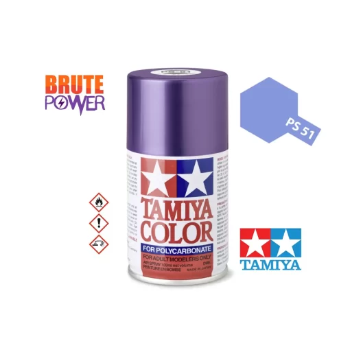 Pintura Spray Tamiya PS-51 purpura anodizado 86051