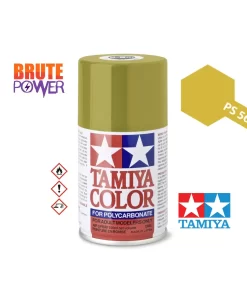 Pintura Spray Tamiya PS-56 amarillo mostaza 86056