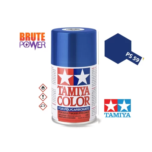 Pintura Spray Tamiya PS-59 azul oscuro metalizado 86059
