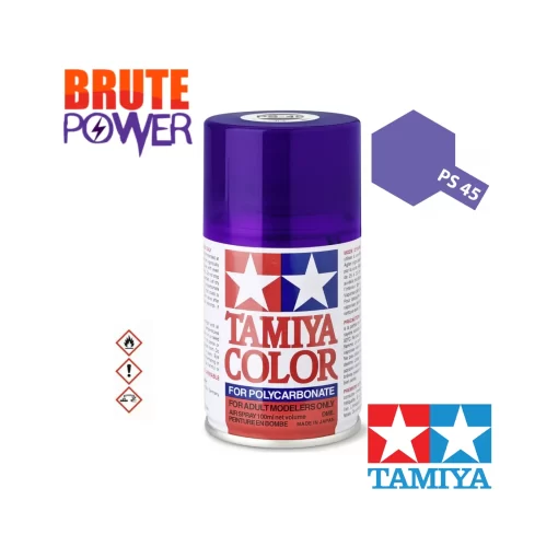Pintura Spray Tamiya PS-45 purpura traslucido