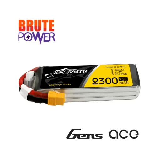 Batería Lipo Tattu 3s 2300mah 75C
