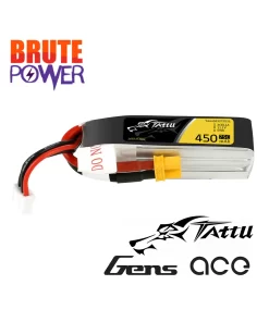 Batería LIPO Tattu 3S 450mAh 75C