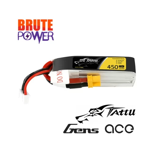 Batería LIPO Tattu 3S 450mAh 75C