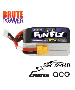 Batería LIPO Tattu Funfly 4S 1550mah 100C