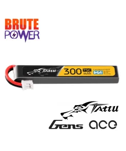 Batería Lipo TATTU 1s 3.8V 300mAh