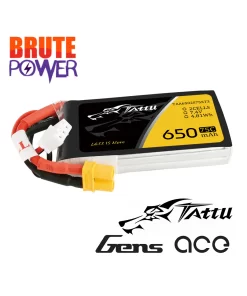 Batería LIPO Tattu 2s 650mAh 75C