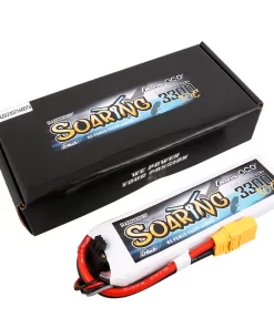 Alternative view of Gens Ace Soaring LiPo 2S 3300mAh 30C 7.4V con XT90