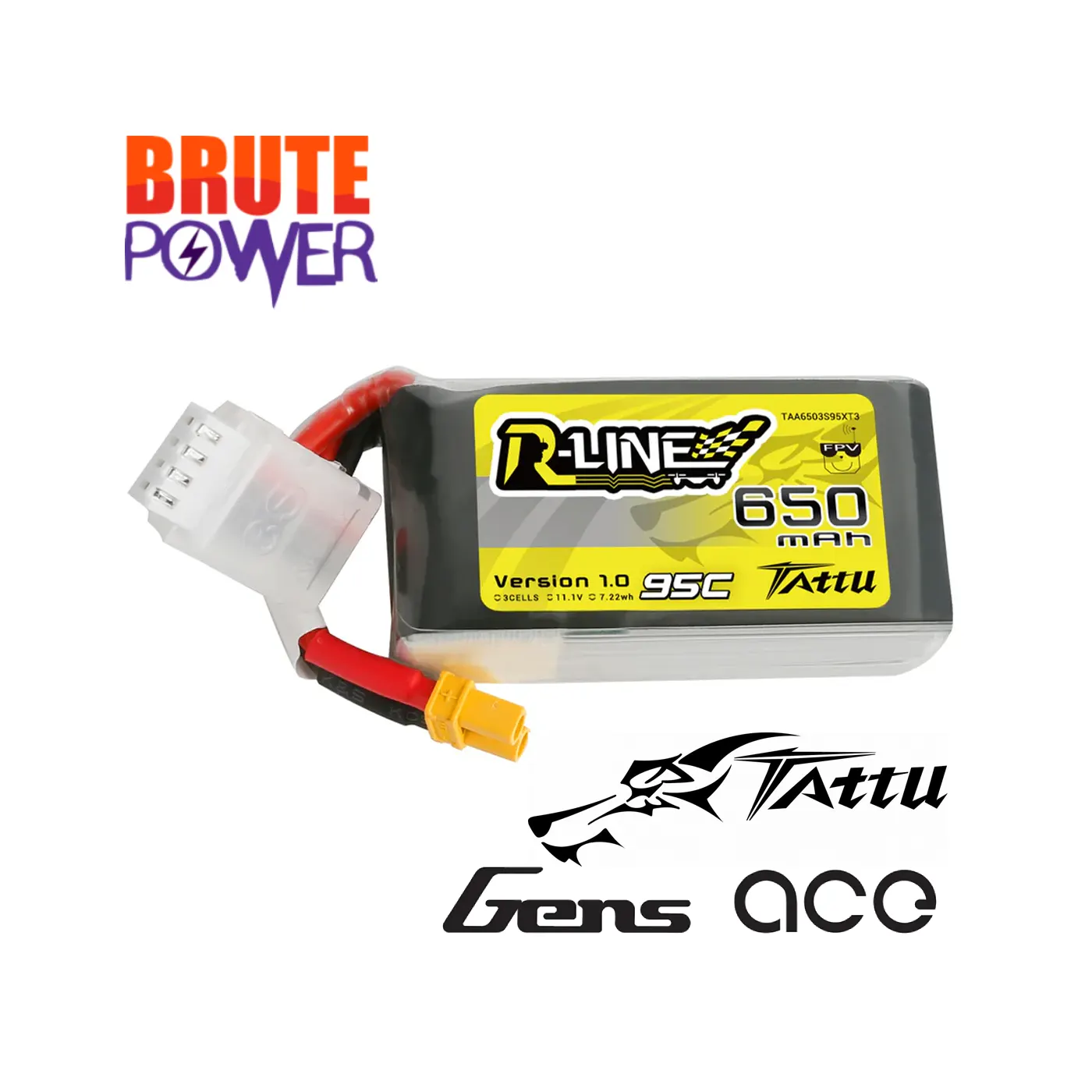 batería lipo FPV 650mAh 3S XT30