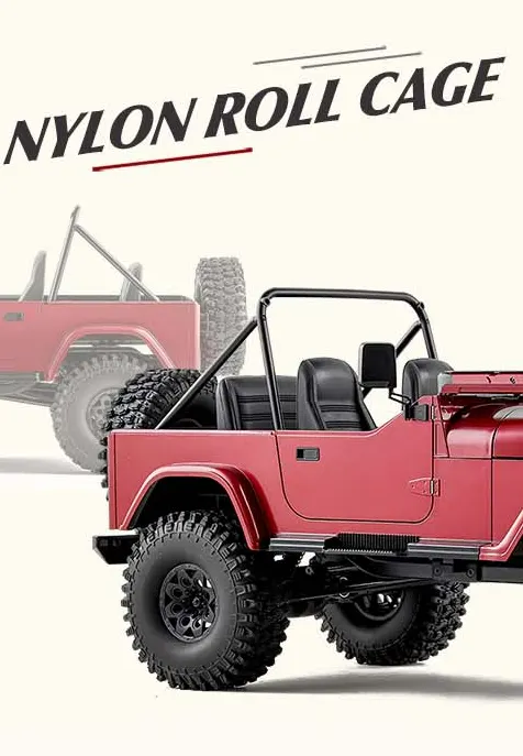 ROCHOBBY 1:10 Mashigan RS Red 4WD Rock Crawler RC - Imagen 9