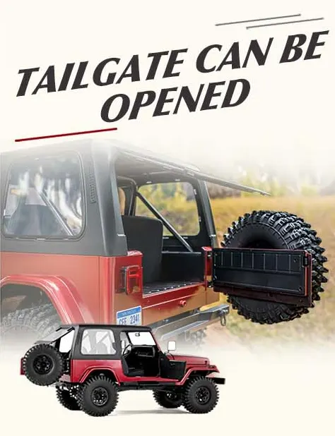 ROCHOBBY 1:10 Mashigan RS Red 4WD Rock Crawler RC - Imagen 10