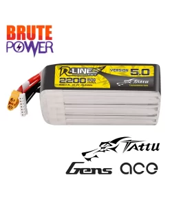 batería LiPo Tattu R-Line V5 6S 2200mAh 150C