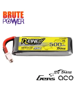 Tattu R-Line 500mAh 3.7V 95C LiPo BT2.0