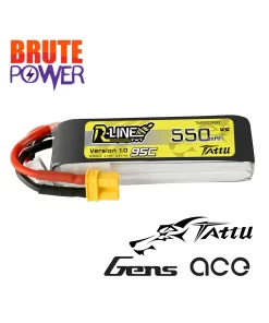 batería lipo Tattu R-Line 2S 550mAh 95C