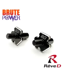 Reve D RDX Aluminum Front Axle for D1-MK-B2 (2.0mm, 2pcs)