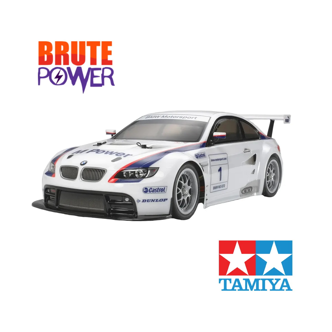 Tamiya BMW M3 GT2 2009 TT-01E | Kit RC 1/10 con LED