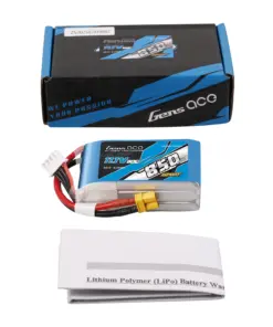 batería lipo Gens ace 3s 850mah 80C F5j